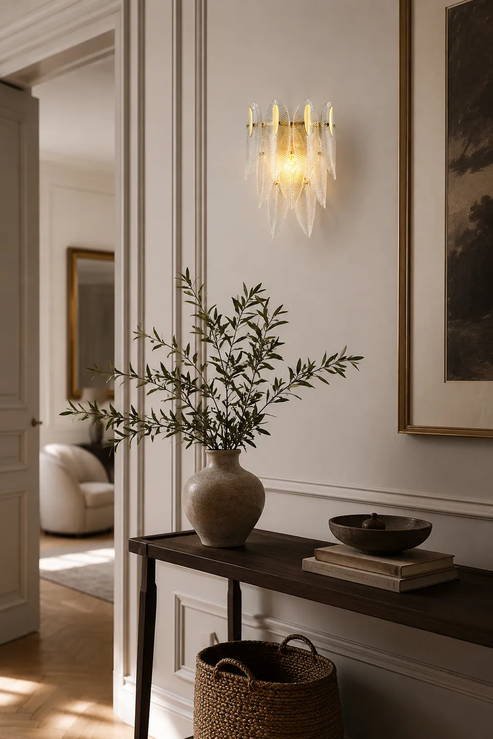 Giulia Brass Wall Lamp - Lumpaz