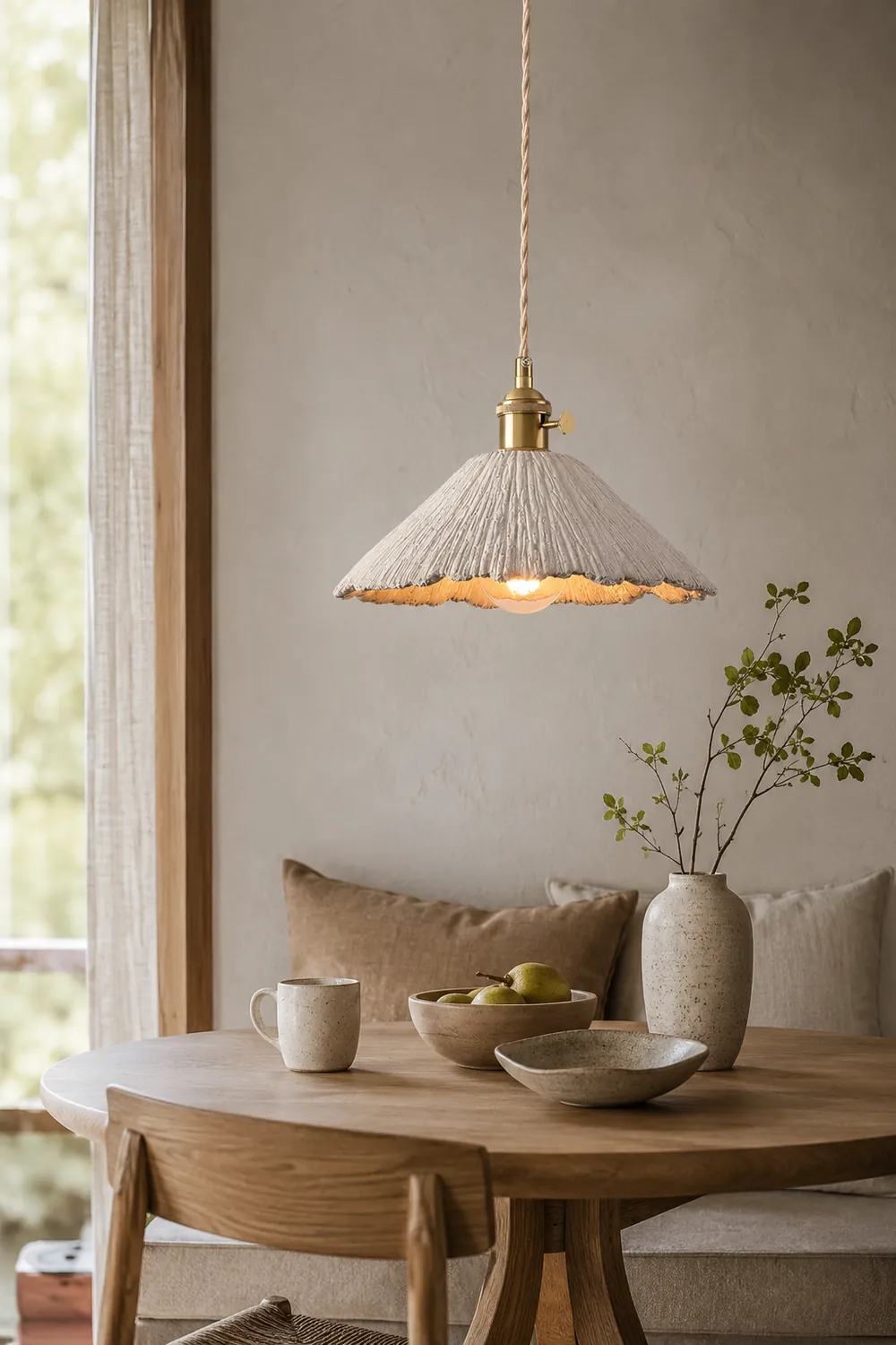 Microcement Pendant Lamp - Lumpaz