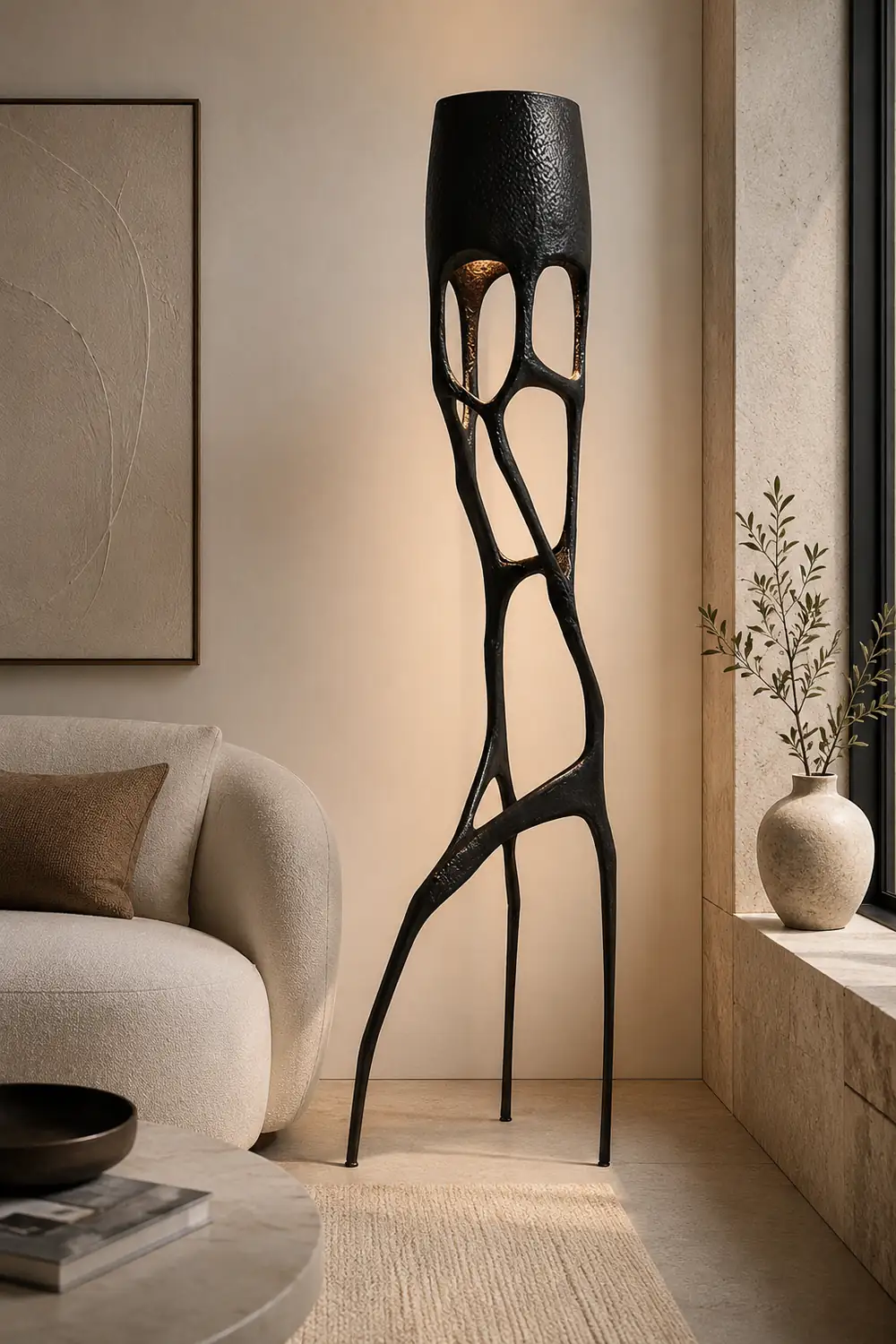 Gothic Sculpture Floor Lamp - Lumpaz