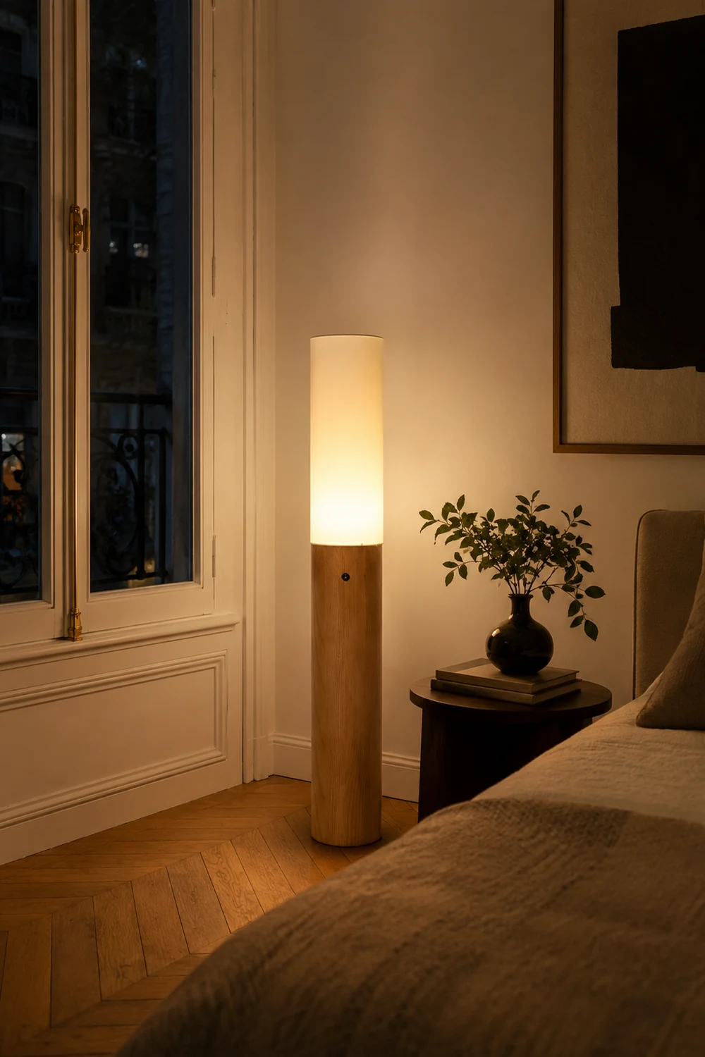 Timber Column Floor Lamp - Lumpaz