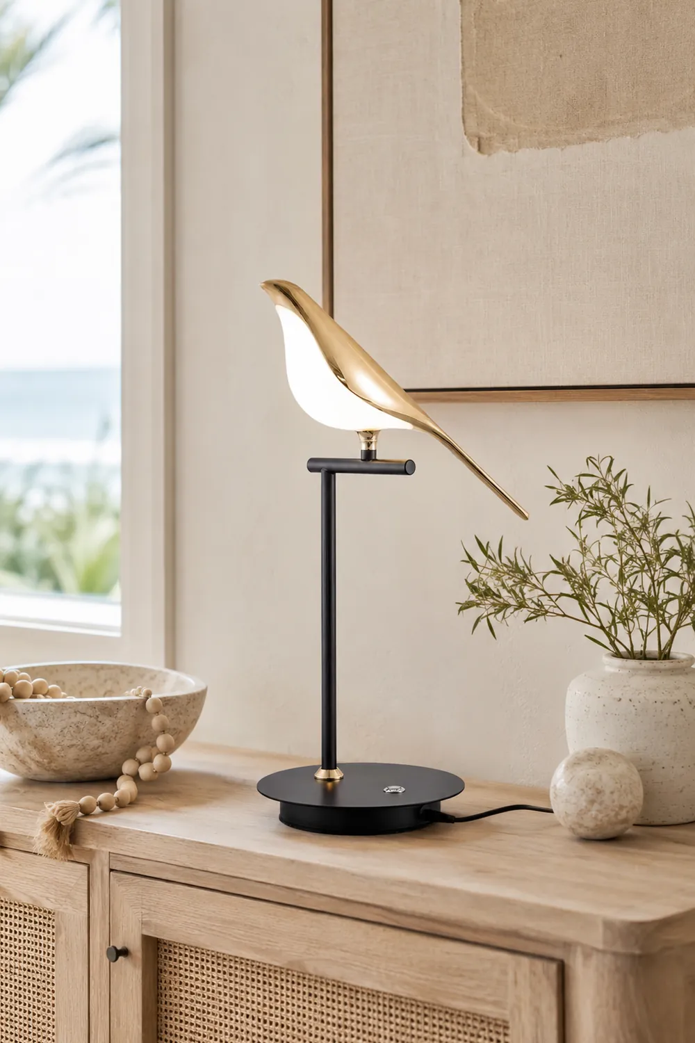 Magpie Perch Table Lamp - Lumpaz