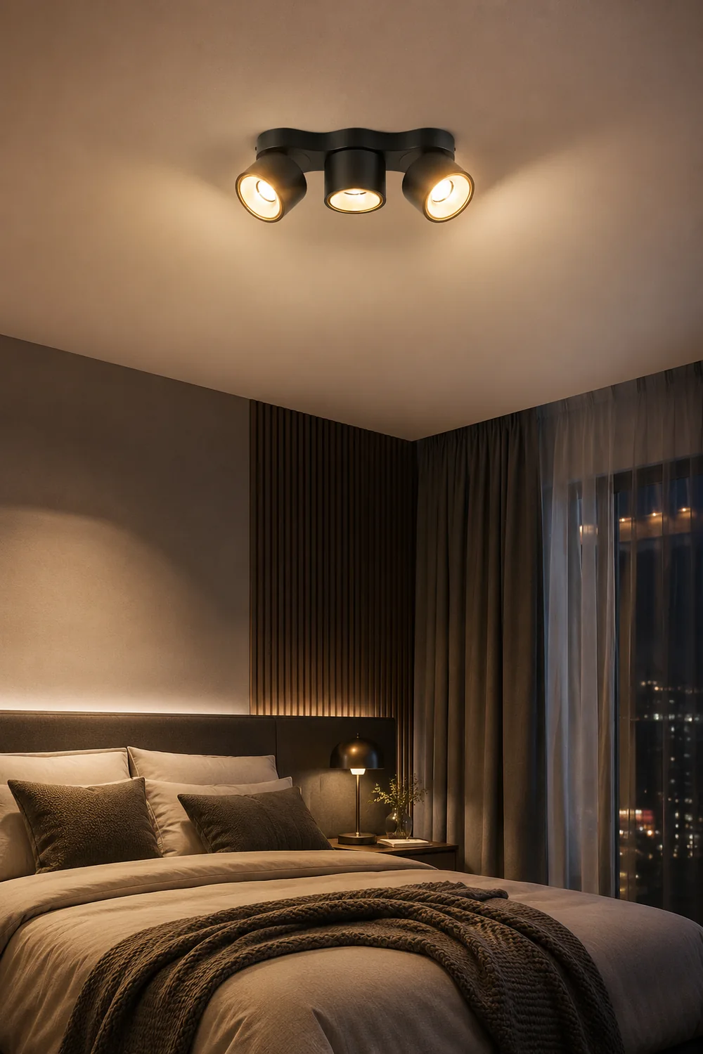Three-heads Rotating Folding Ceiling Lamp - Lumpaz