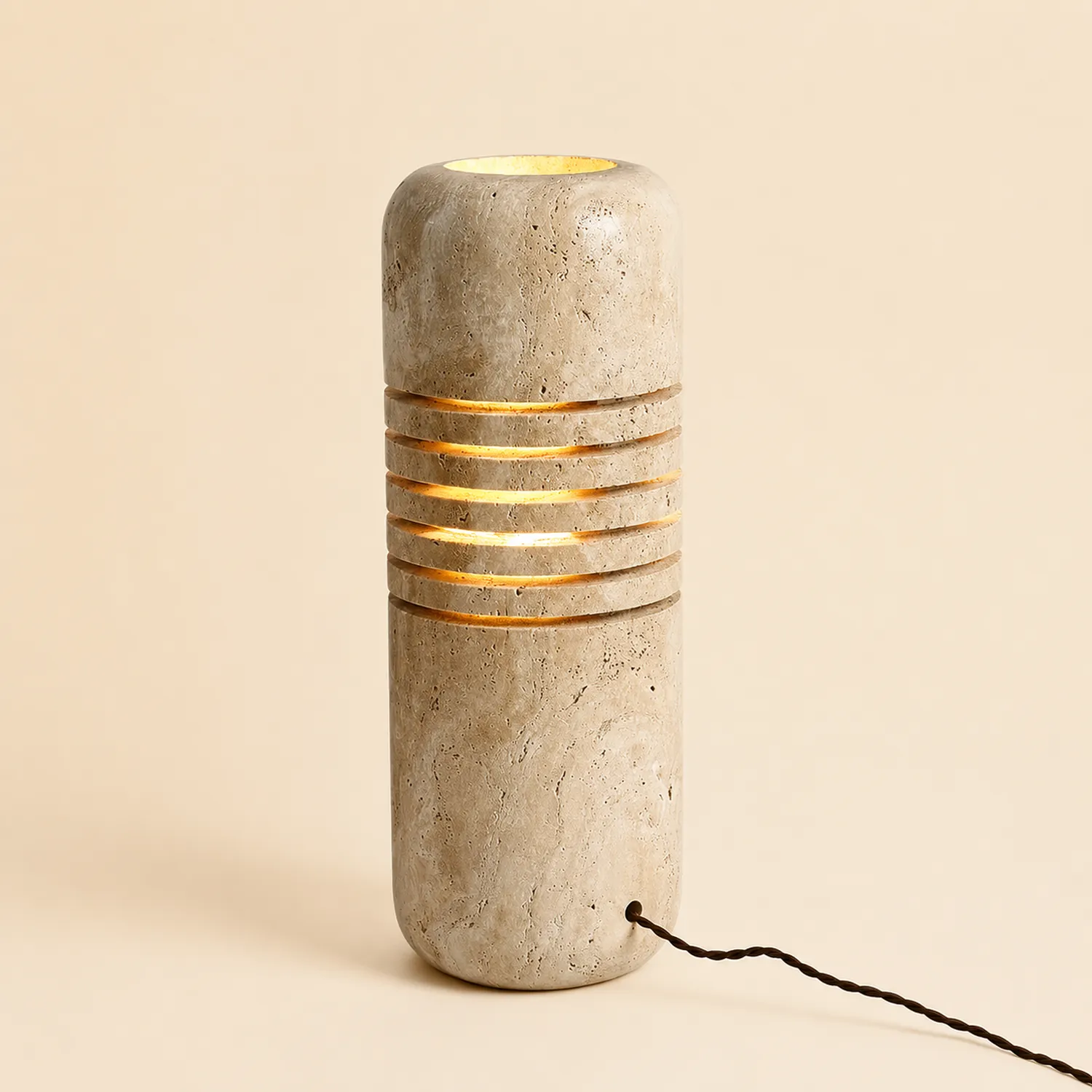 Big Stone Bucket Floor Lamp - Lumpaz