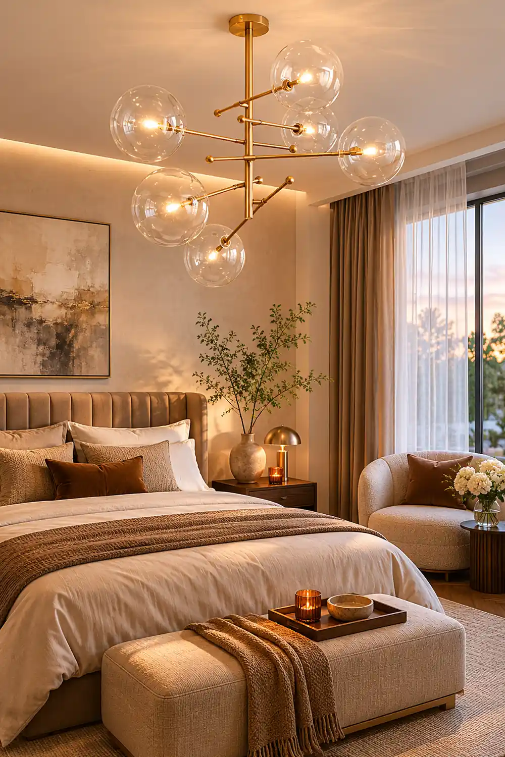Glass Globe Mobile Chandelier - Lumpaz
