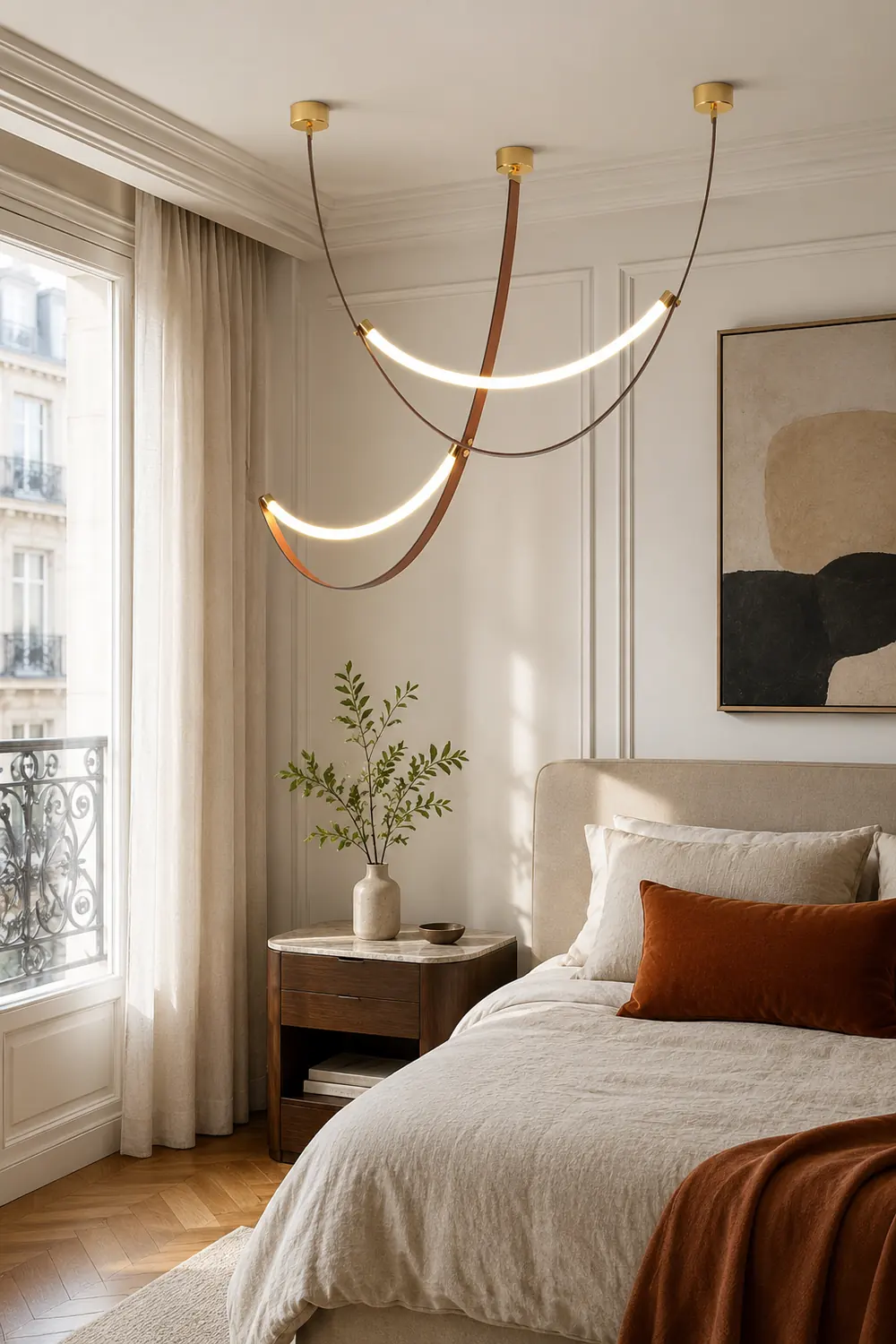 Leather Pendant Light - Lumpaz