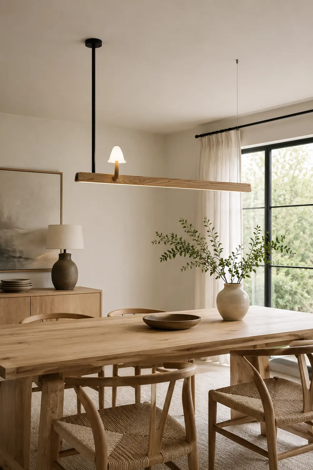 Mushroom Beam Chandelier - Lumpaz
