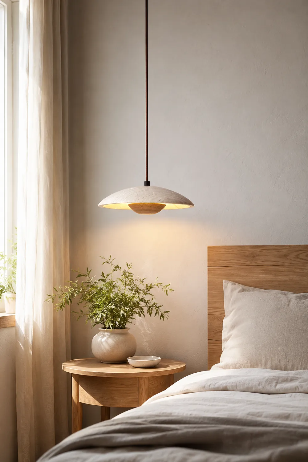 Solara Wood Pendant Lamp - Lumpaz