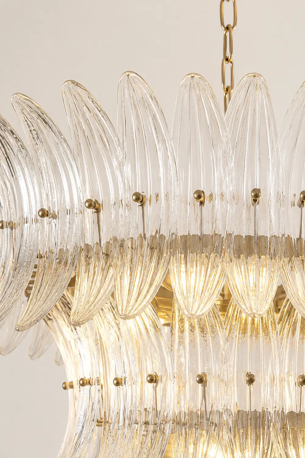 Murano Palmette Chandelier - Lumpaz