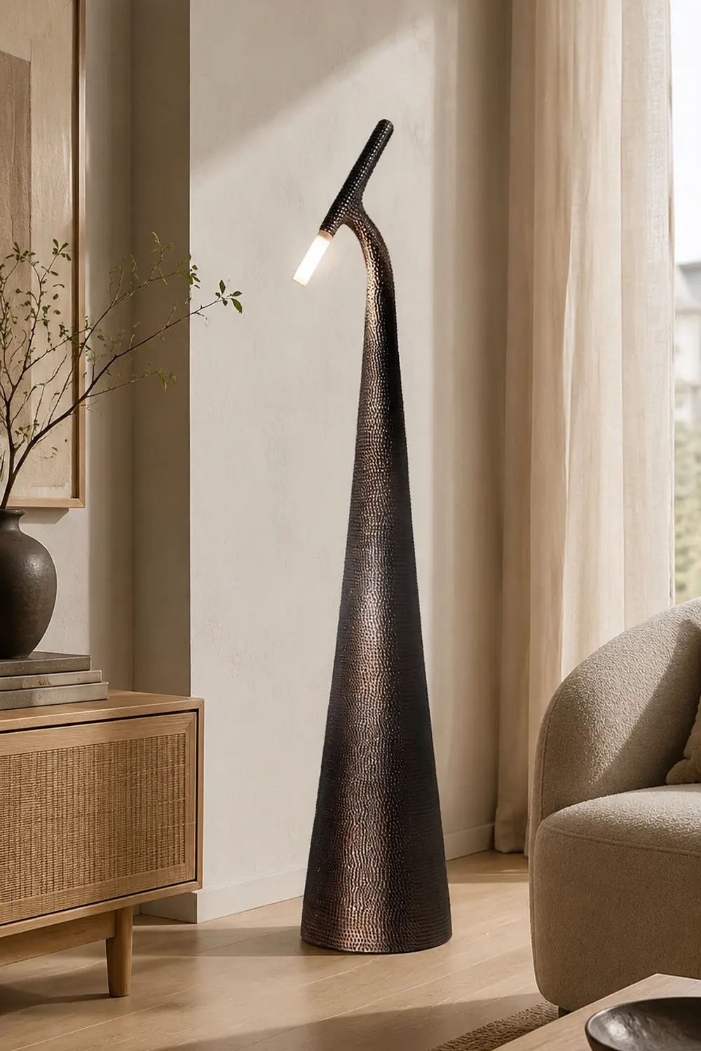 Apex Texture Floor Lamp - Lumpaz