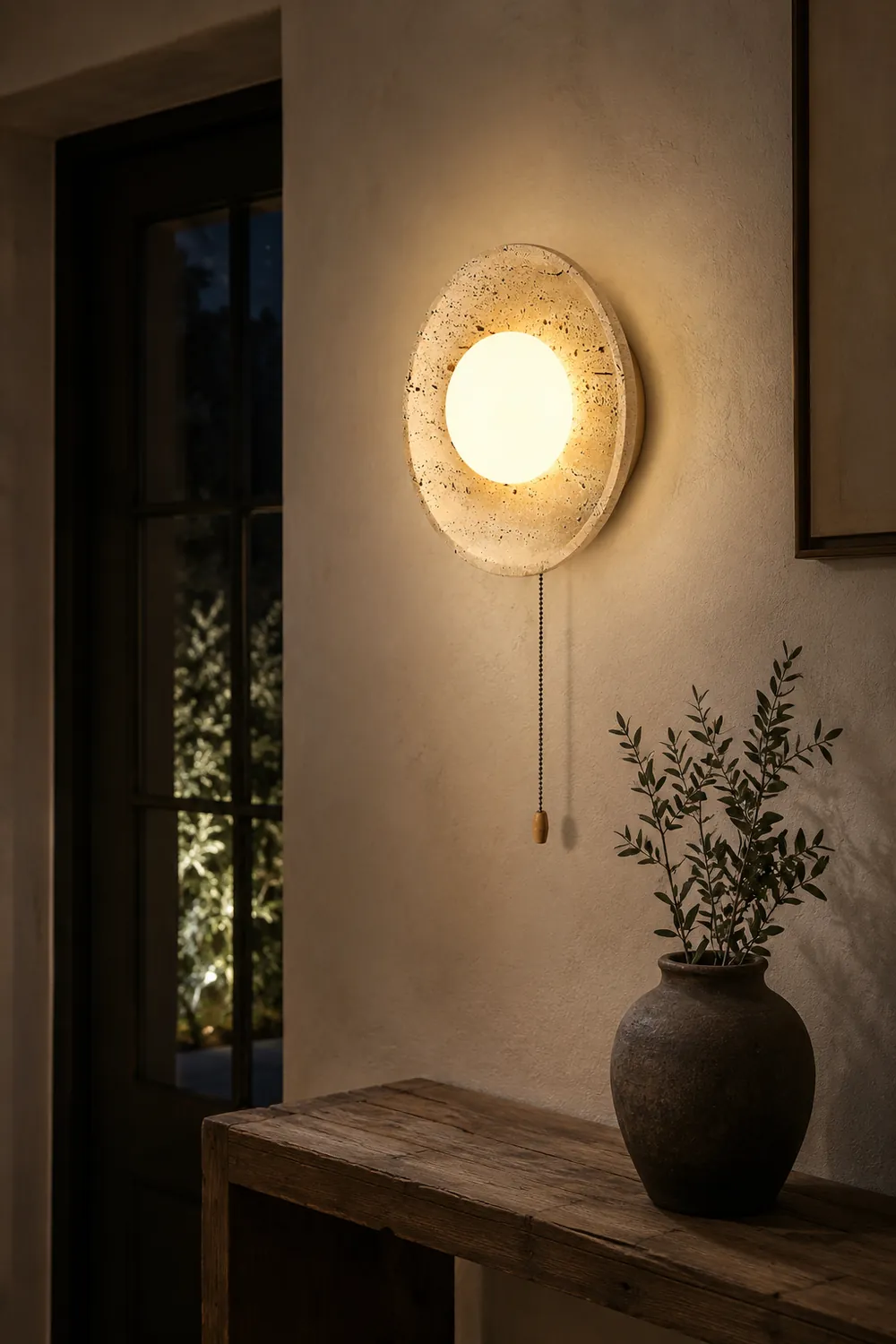 Stone Lunar Eclipse Wall Light - Lumpaz