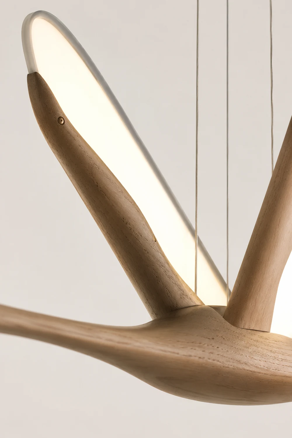 Solitude Crane Pendant Lamp - Lumpaz
