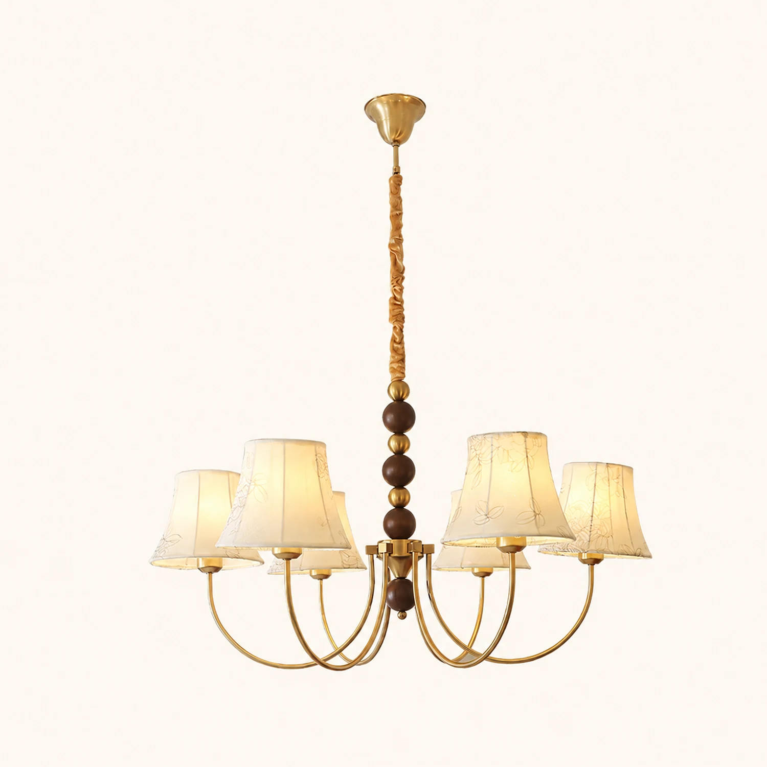 Orchid Fabric Chandelier - Lumpaz