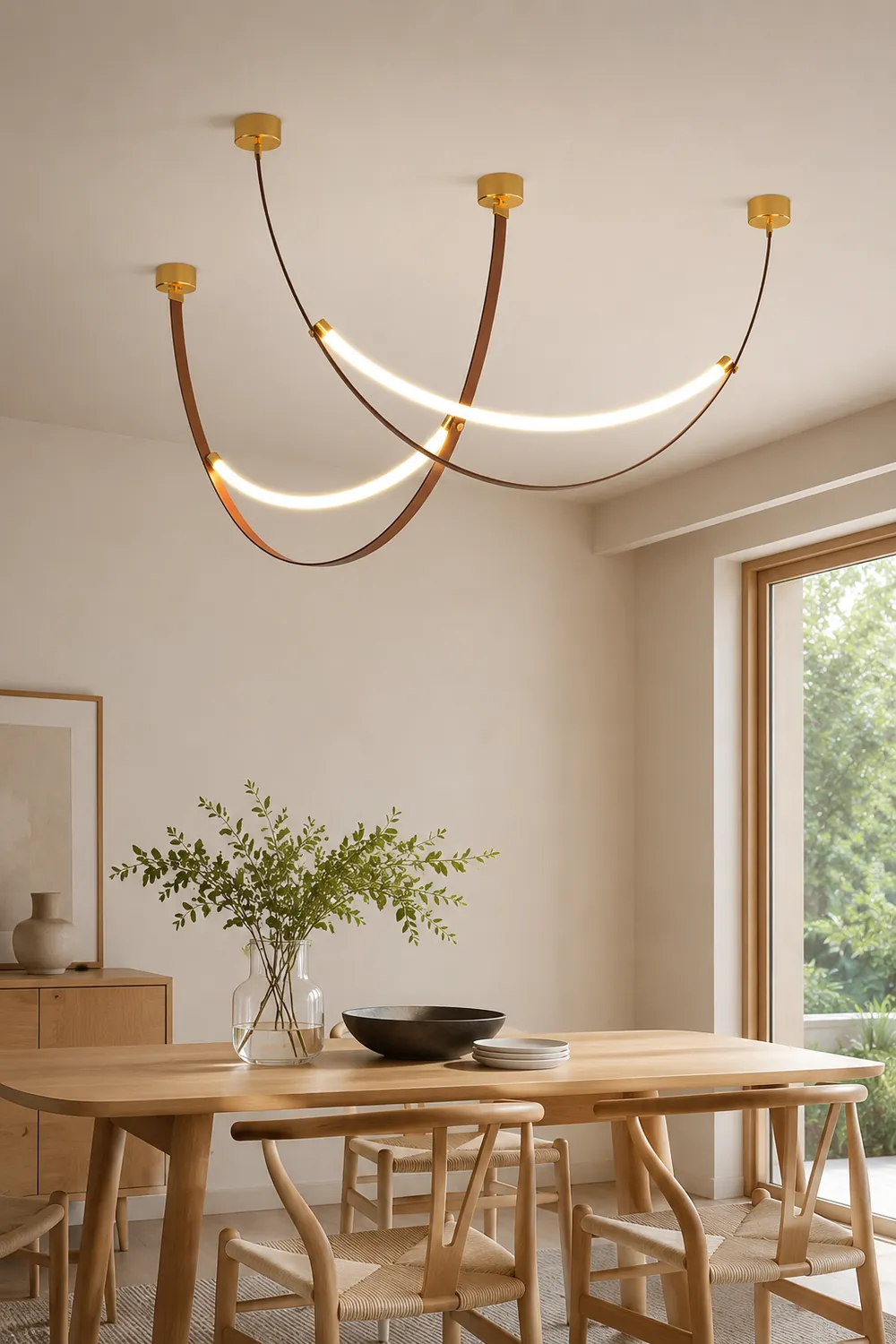 Leather Pendant Light - Lumpaz