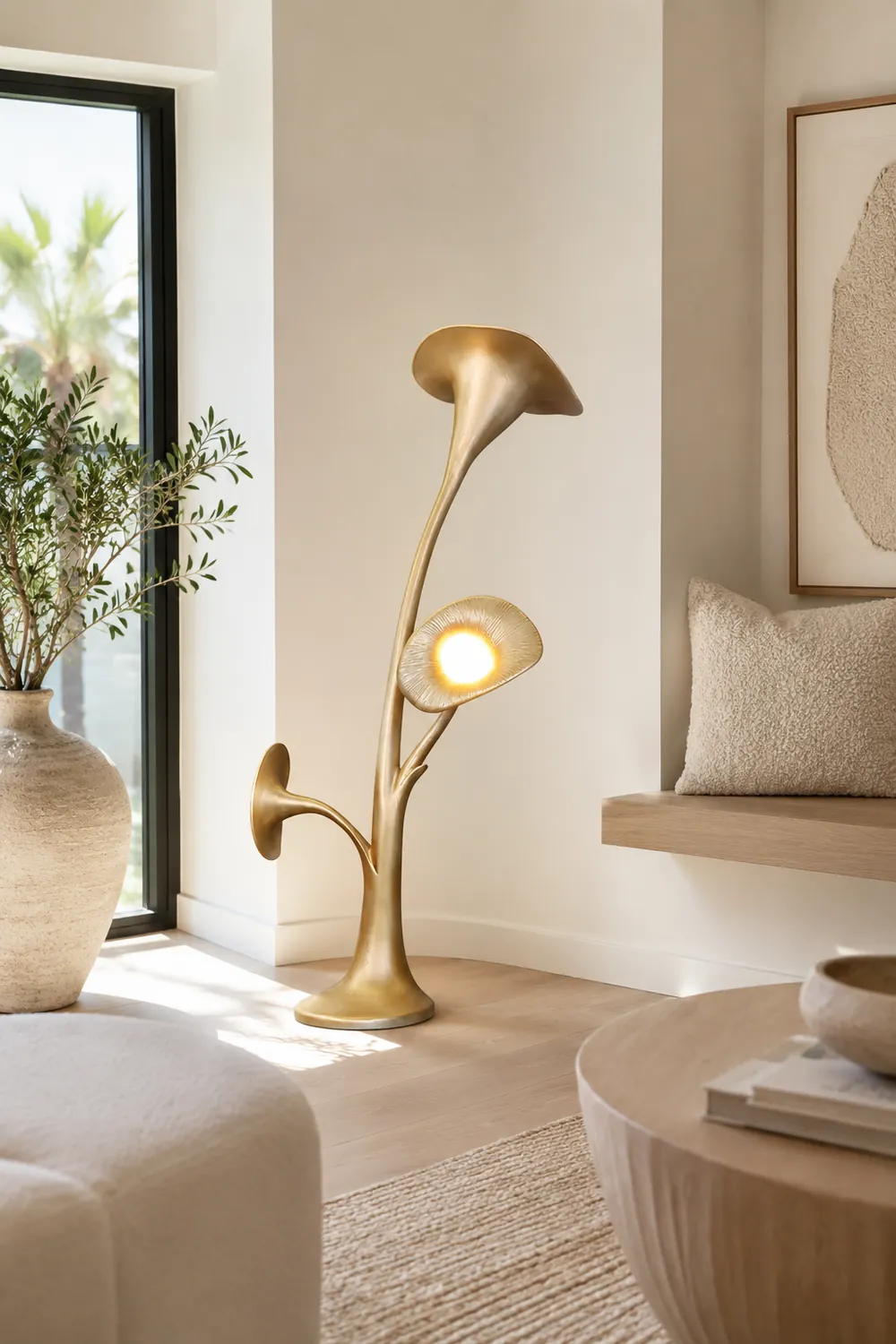 Petunia Sculpture Floor Lamp - Lumpaz