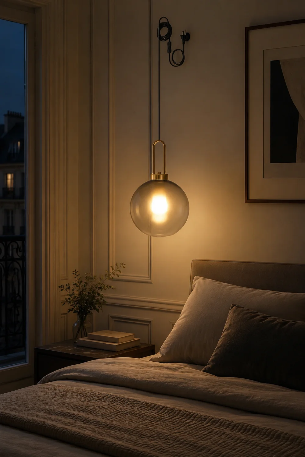 Pendulum Glass Swag Lights - Lumpaz