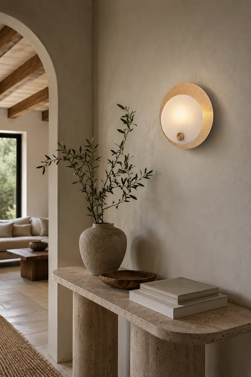 Evelyn Alabaster Wall Sconce - Lumpaz