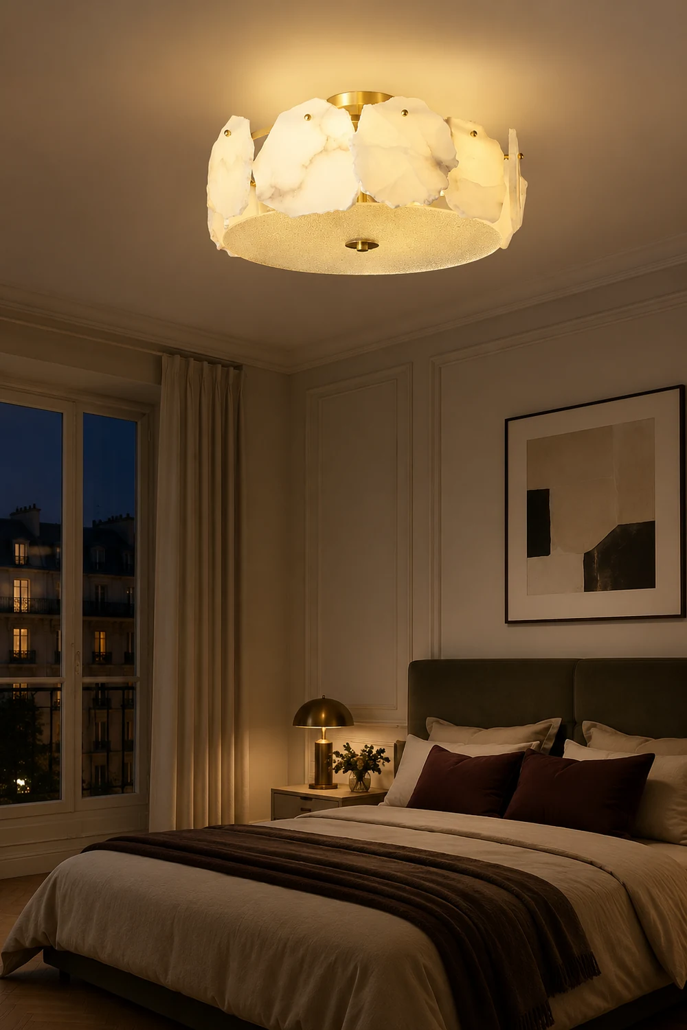 Valeria Alabaster Ceiling Lamp - Lumpaz