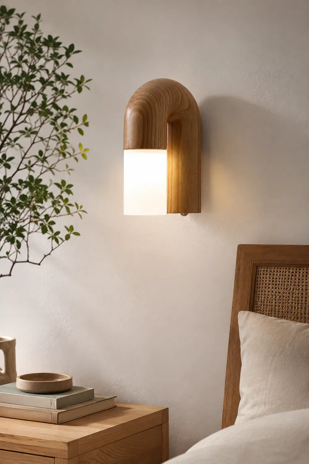 Arcus Wood Wall Lamp - Lumpaz