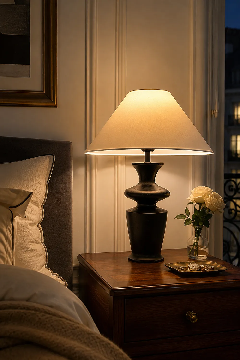 Grace Wood Table Lamp - Lumpaz