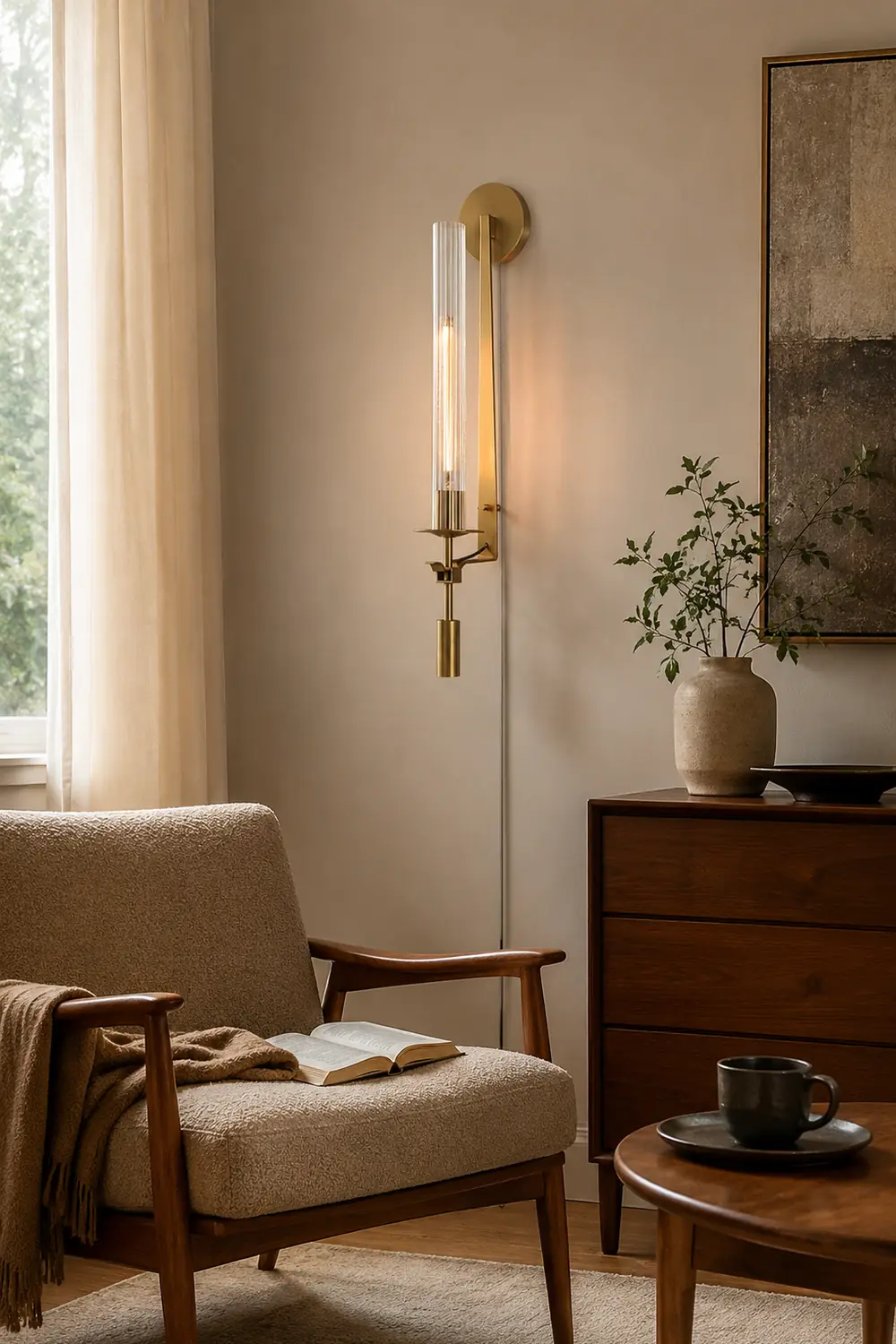 French Classicism Plug-in Wall Lamp - Lumpaz