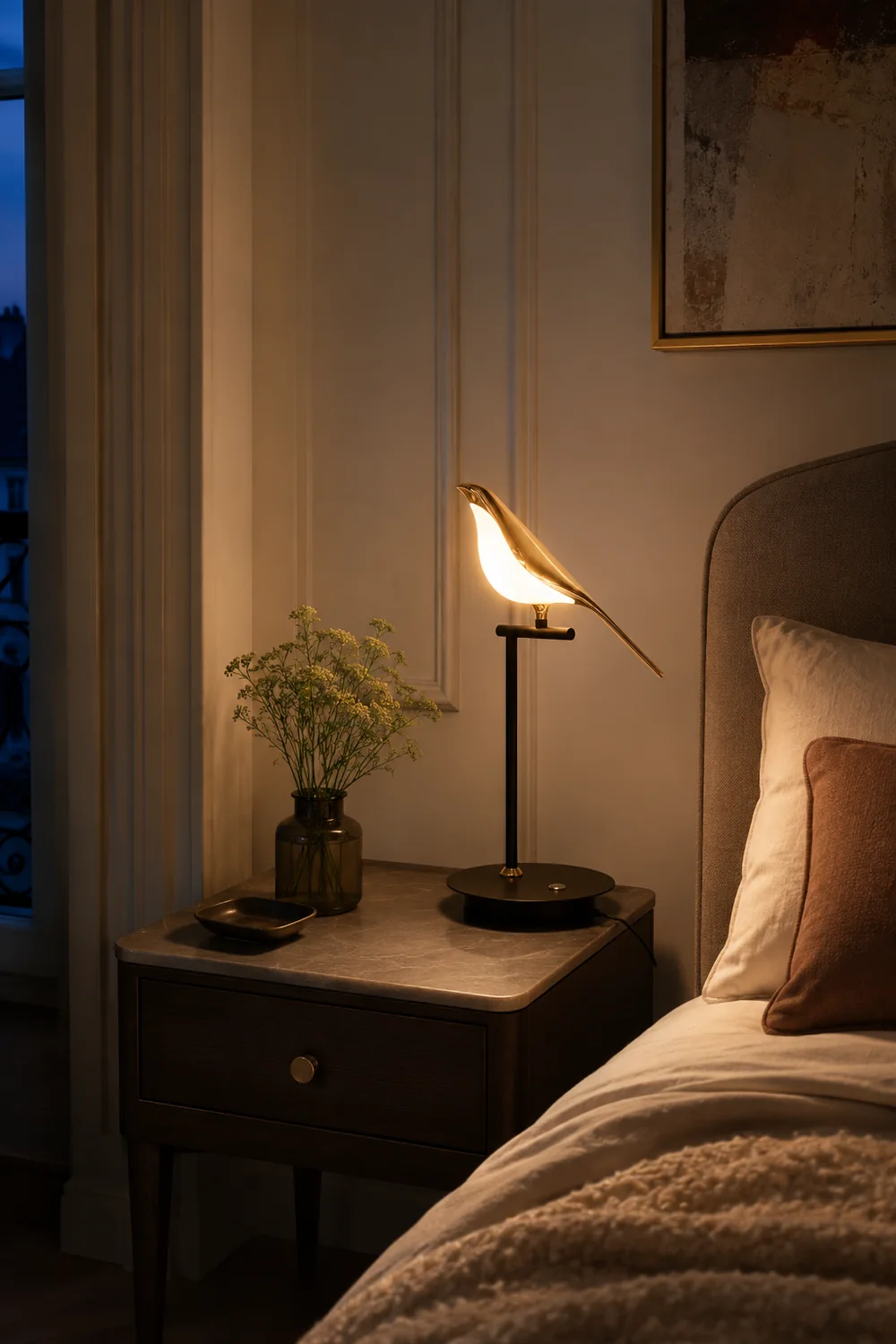 Magpie Perch Table Lamp - Lumpaz