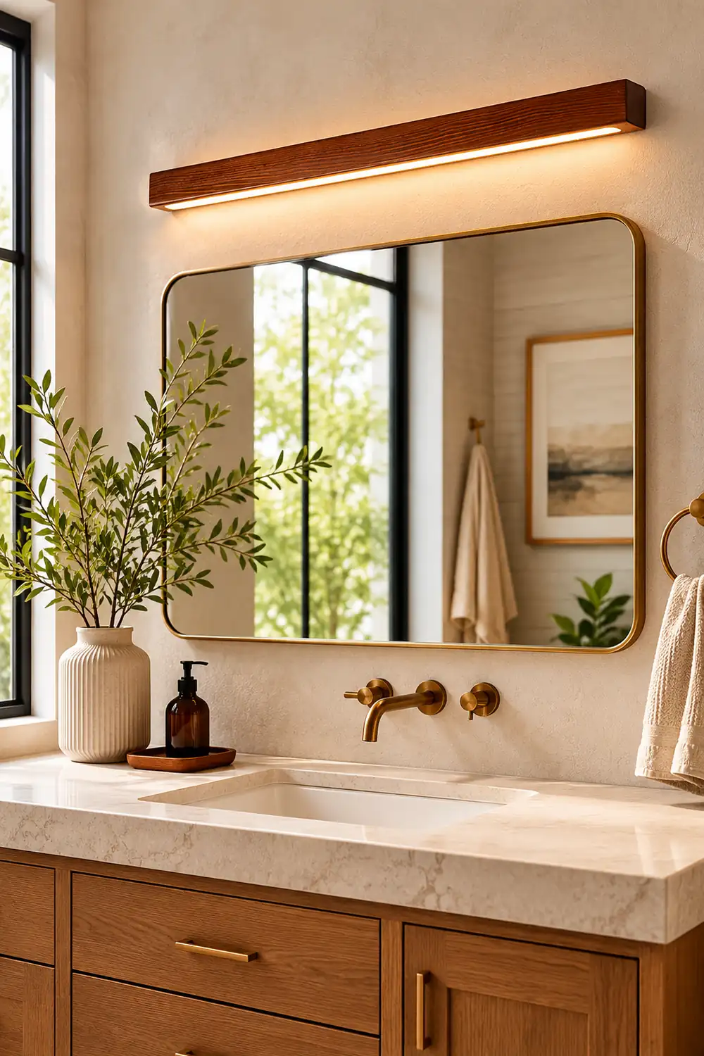 Arlo Linear Wood Wall Light - Lumpaz