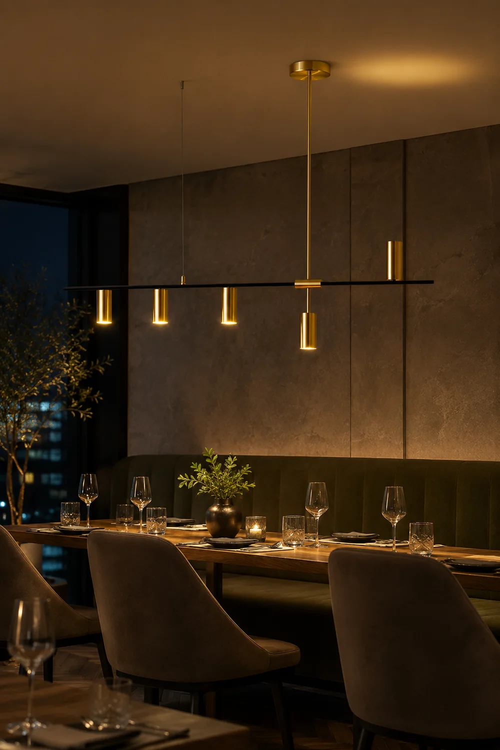 Cassandra Linear Chandelier - Lumpaz