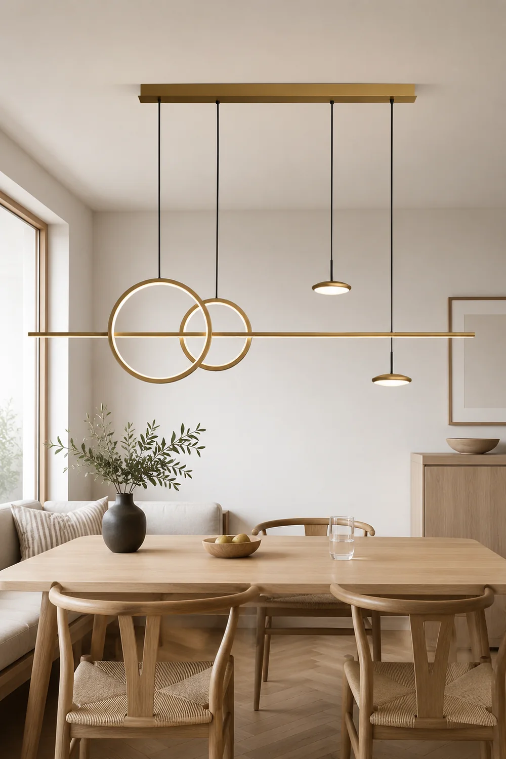 Modern Geometric Shape Chandelier - Lumpaz
