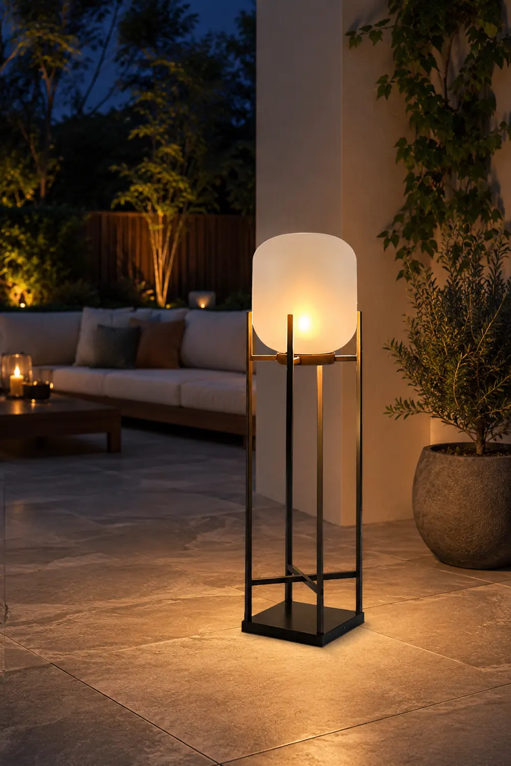 Lantern Floor Light - Lumpaz