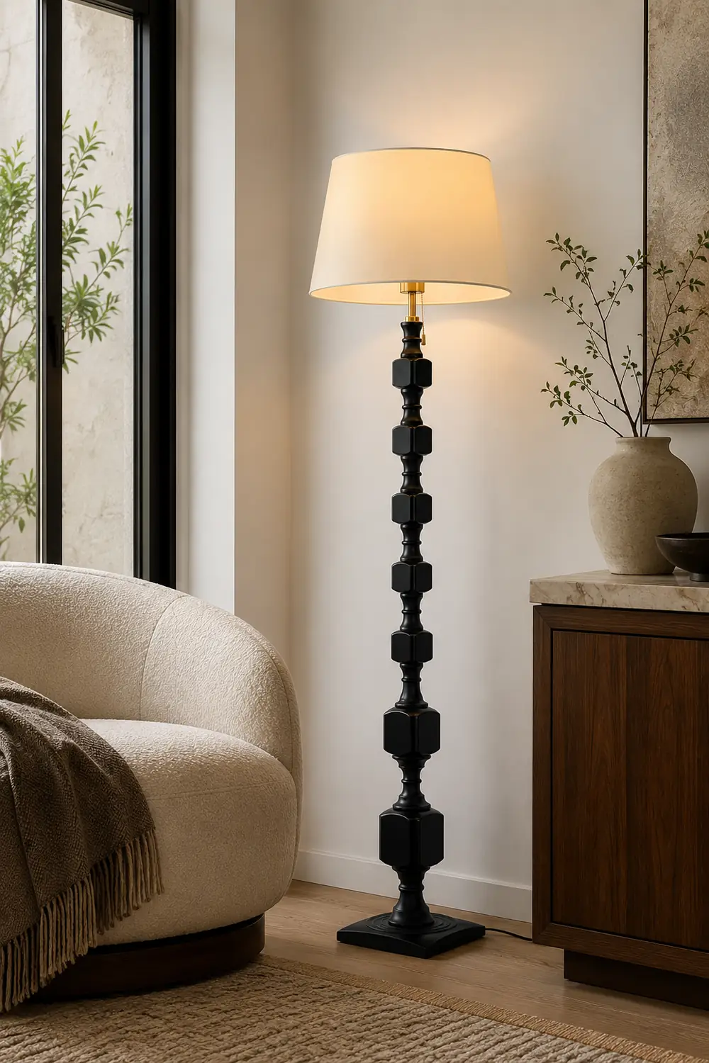 Hexas Floor Lamp - Lumpaz