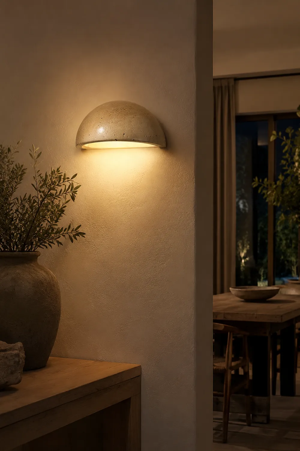 Stone Dusk Wall Light - Lumpaz
