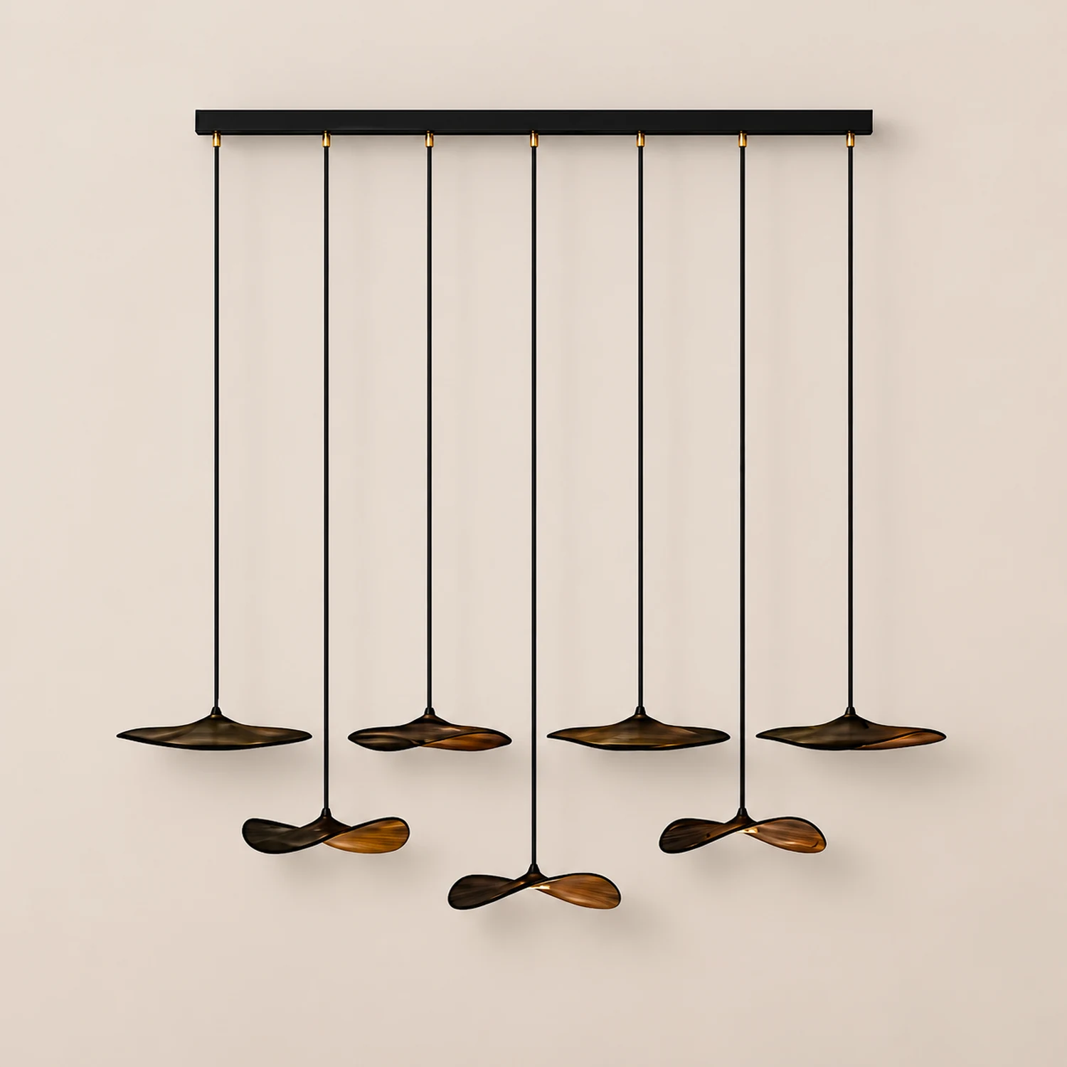 Empty Leaf Chandelier - Lumpaz
