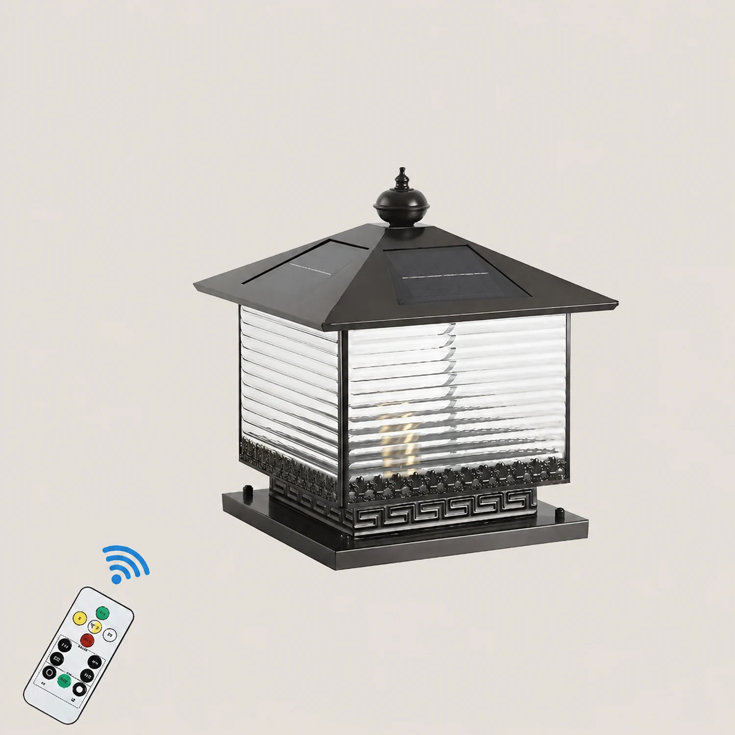 Liora Solar Pagoda Outdoor Light - Lumpaz