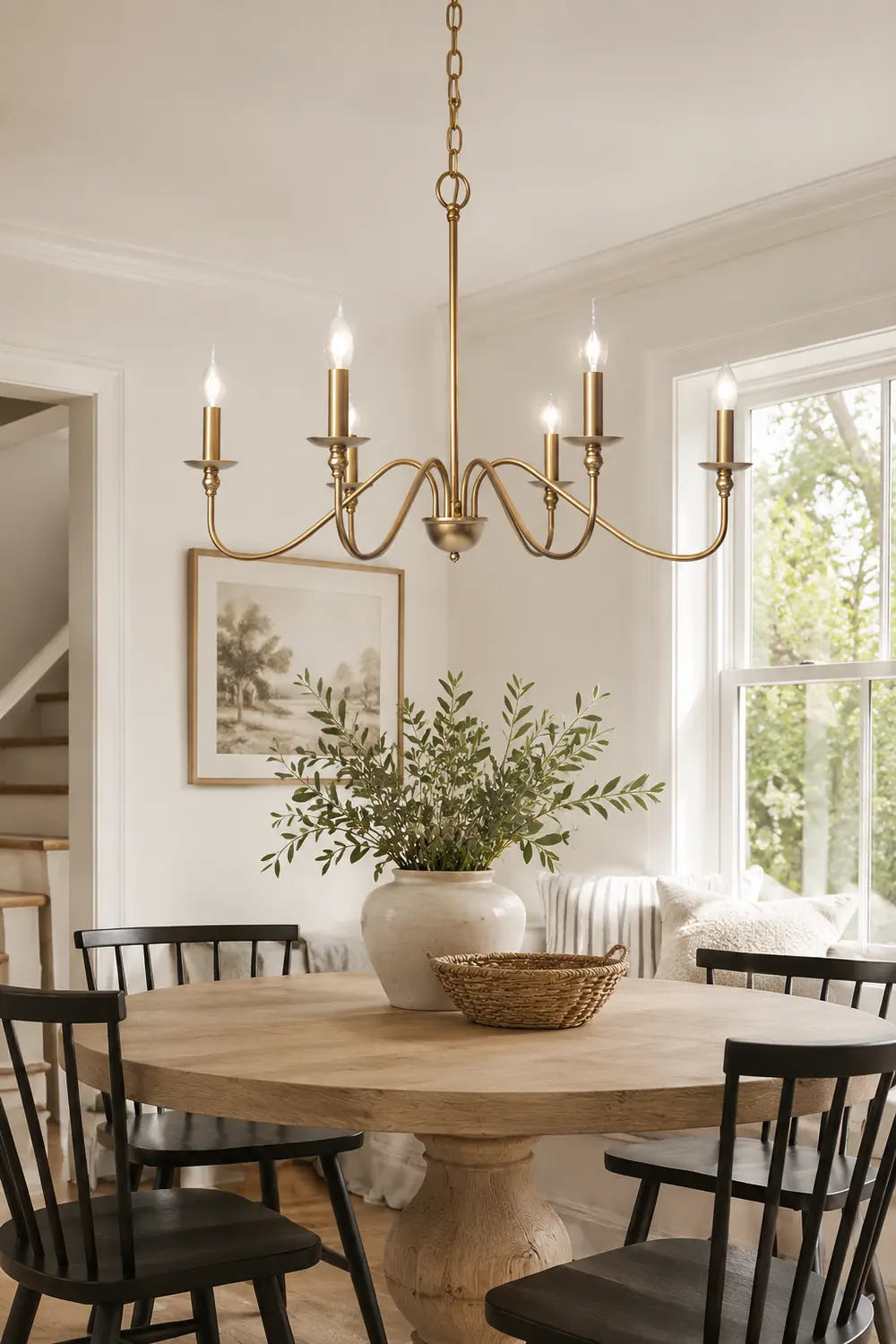Timeless Gold Candle Chandelier - Lumpaz