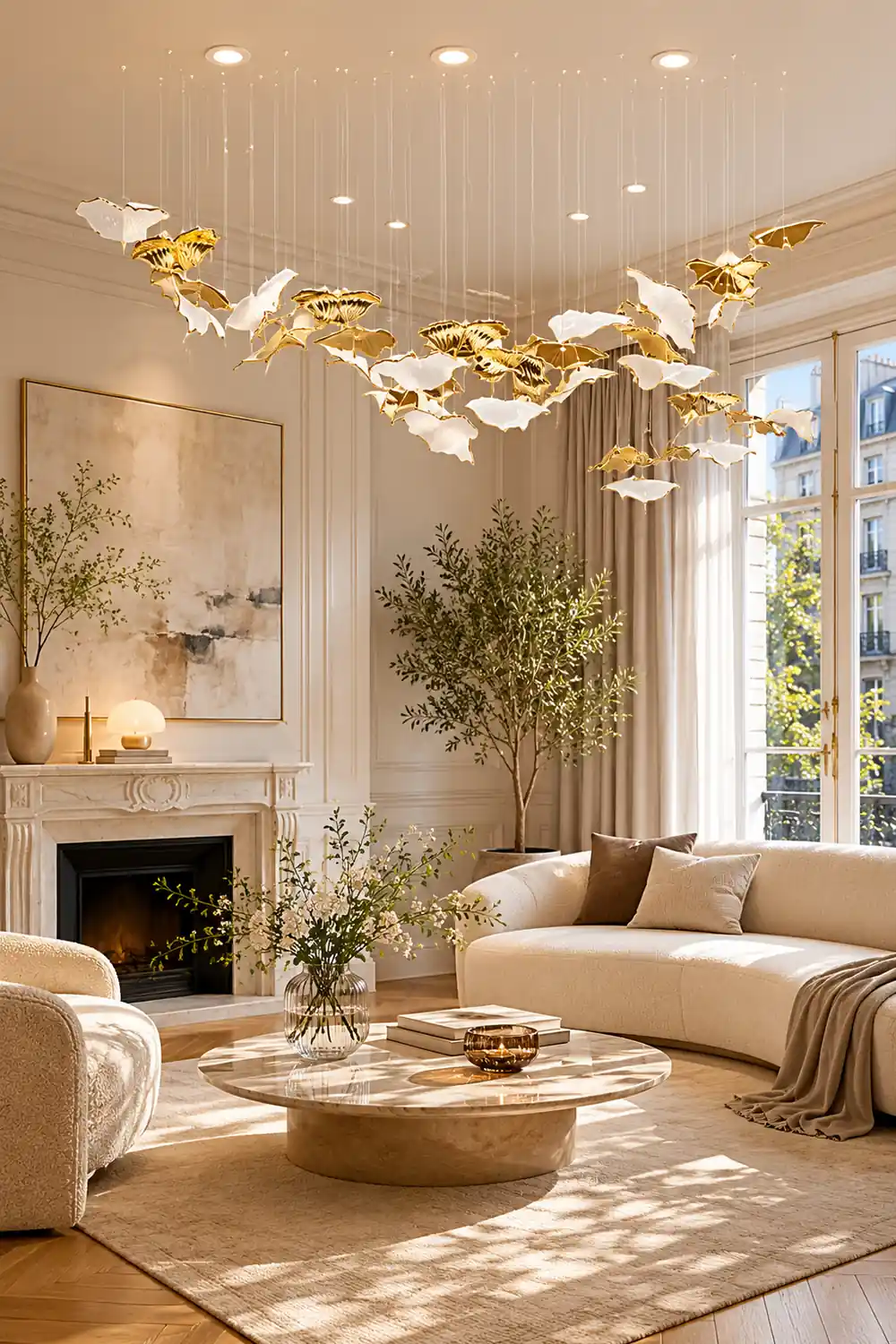 Ginkgo Tree Chandelier - Lumpaz