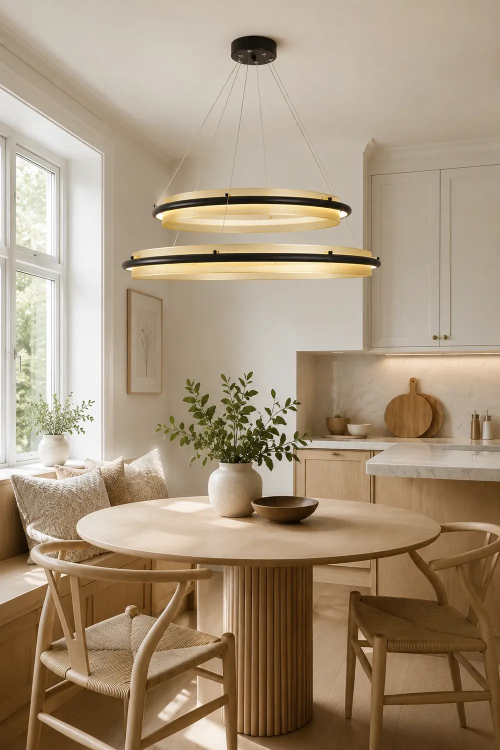 Acrylic LED Round Chandelier - Lumpaz