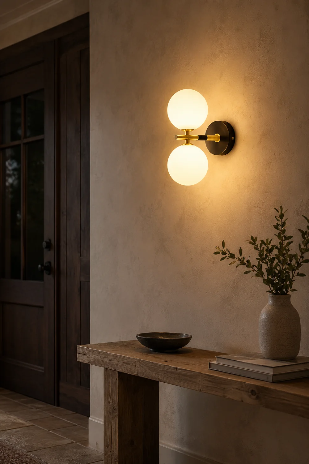 Brass Global Wall Lamp - Lumpaz