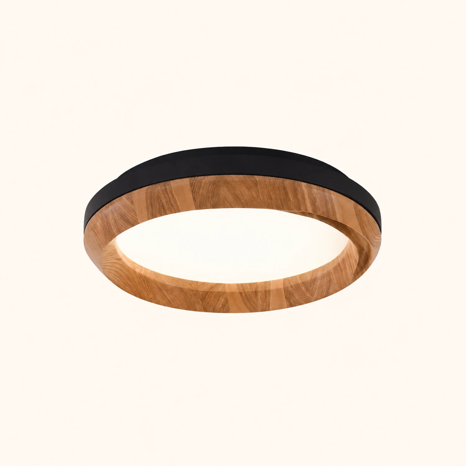 Ripple Wood Ceiling Light - Lumpaz