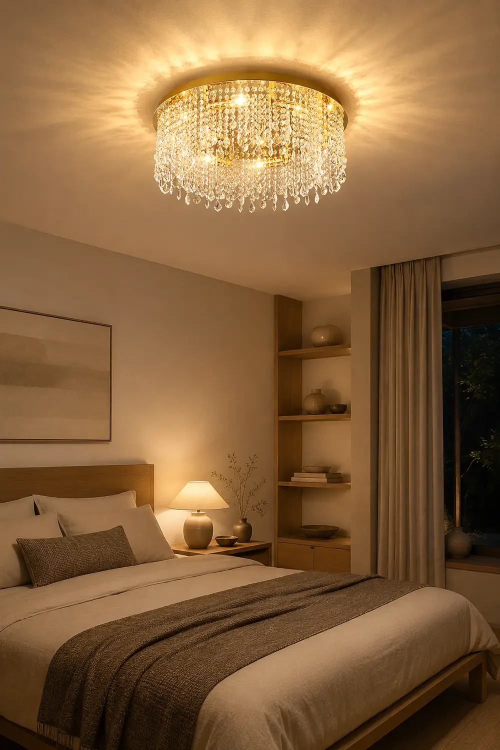 Beirio Crystal Ceiling Lamp - Lumpaz