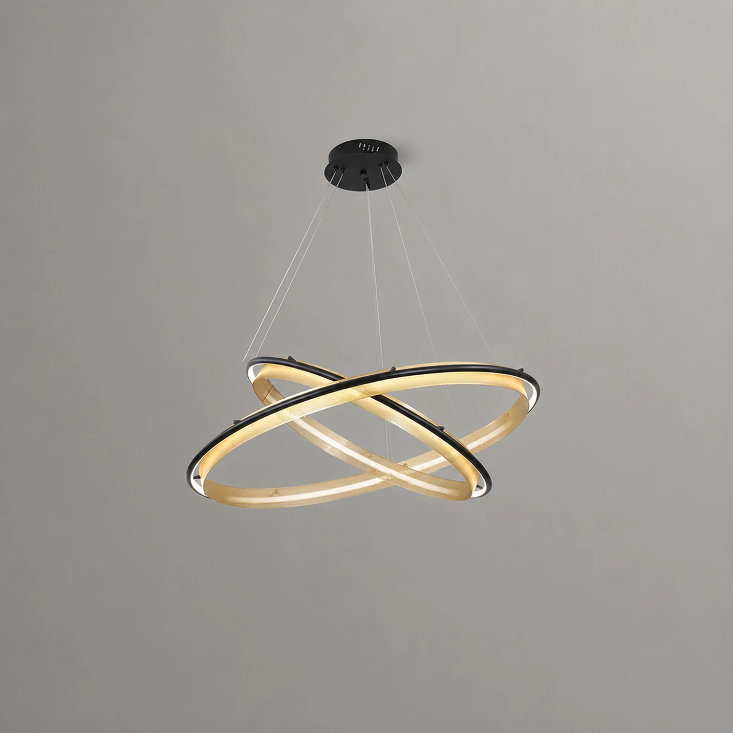 Acrylic LED Round Chandelier - Lumpaz