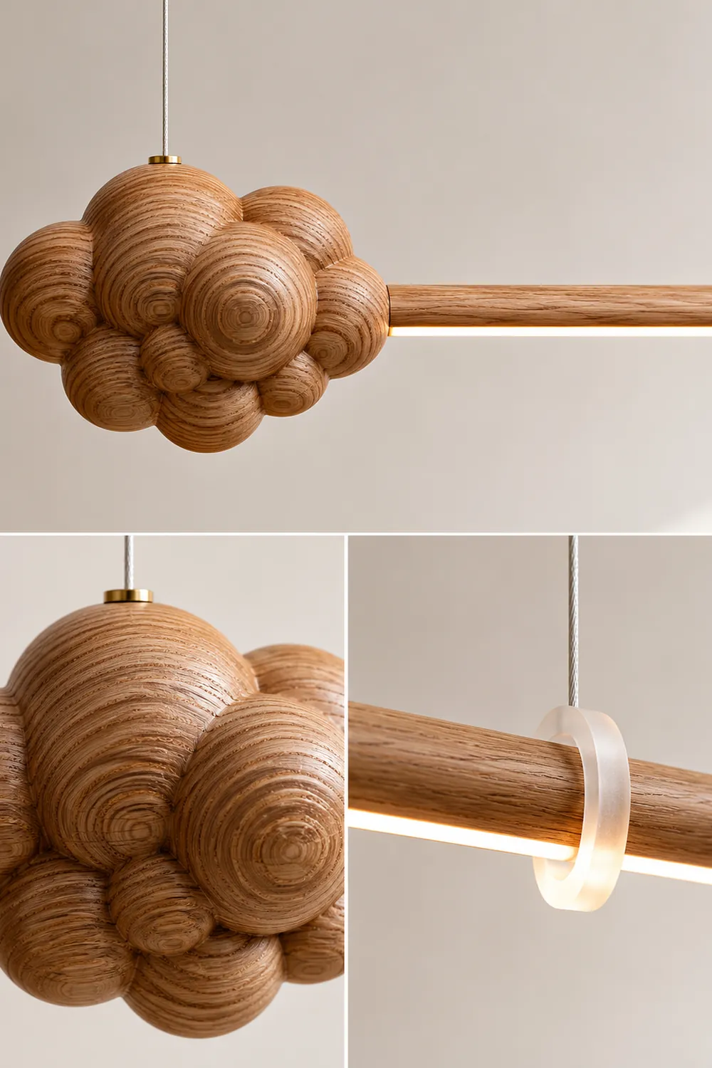Cloud Stick Chandelier - Lumpaz