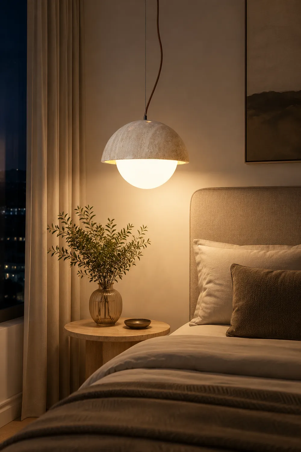 Crescent Glow Pendant Lamp - Lumpaz