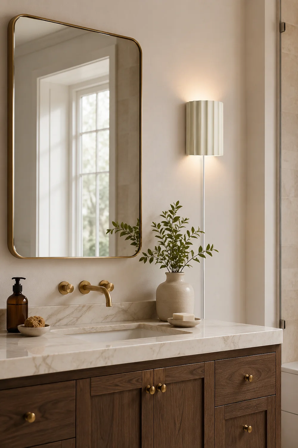 Fluted Resin Plug In Wall Lamp - Lumpaz