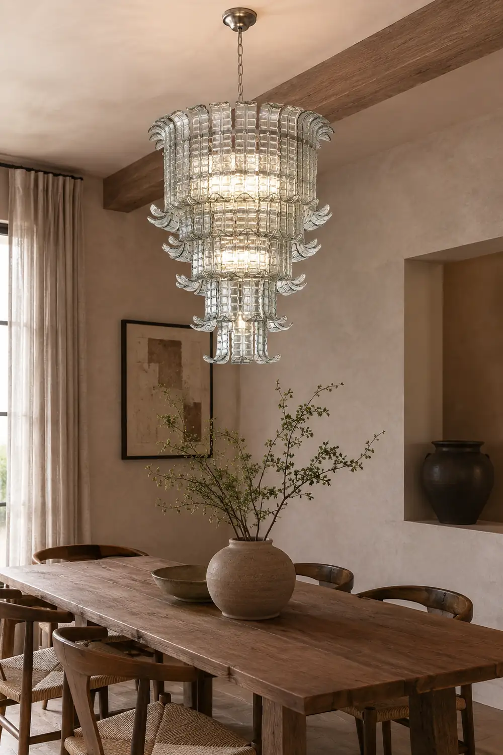 Cascade Murano Chandelier - Lumpaz
