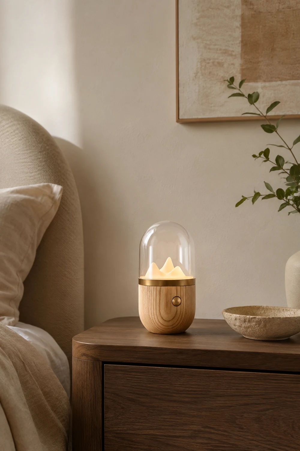 Mountain Peak Night Table Lamp - Lumpaz