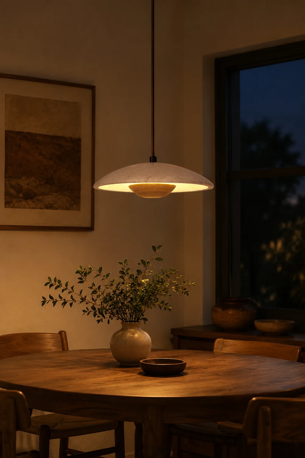 Solara Wood Pendant Lamp - Lumpaz