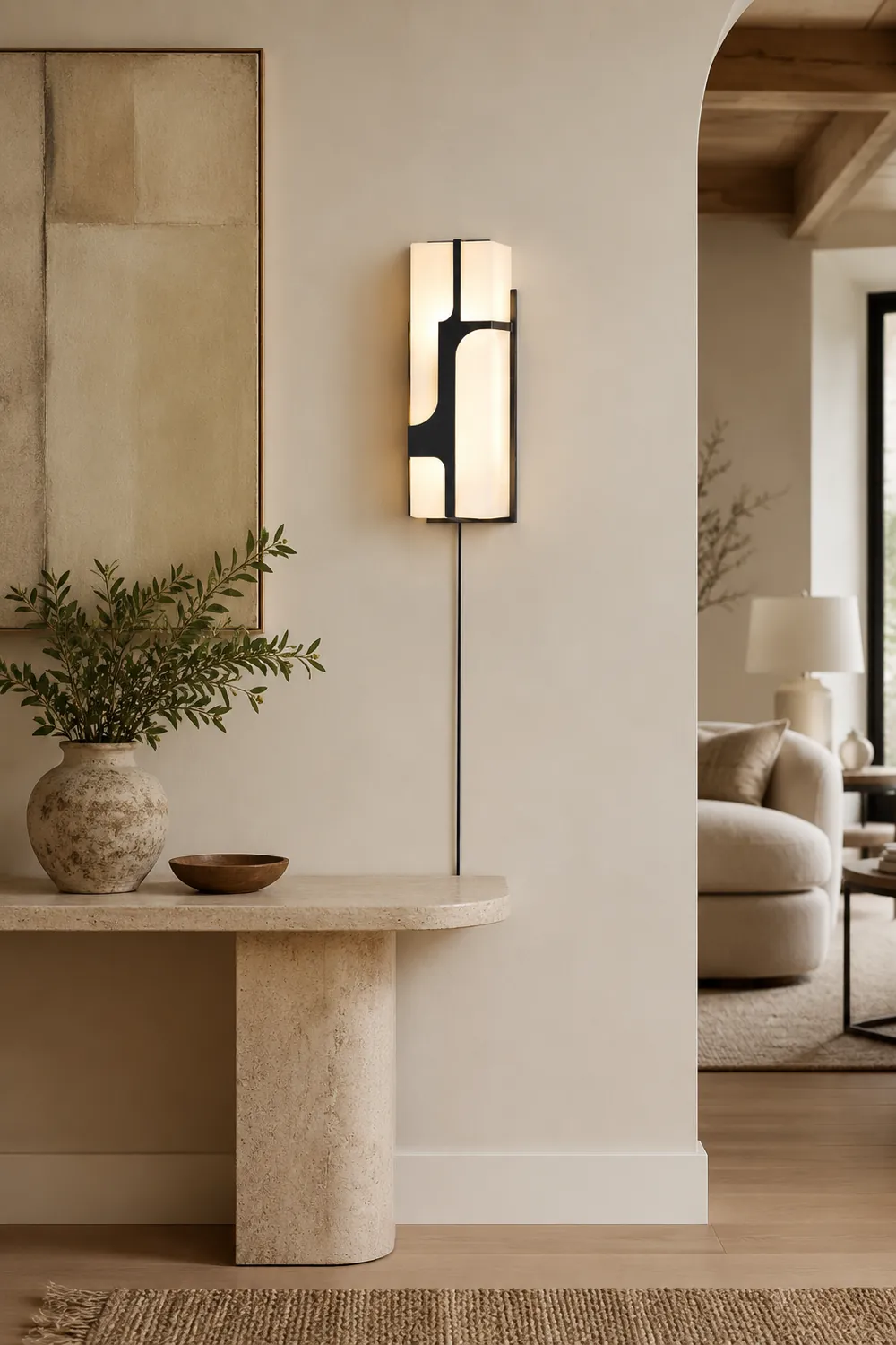 Ariel Plug In Wall Lamp - Lumpaz