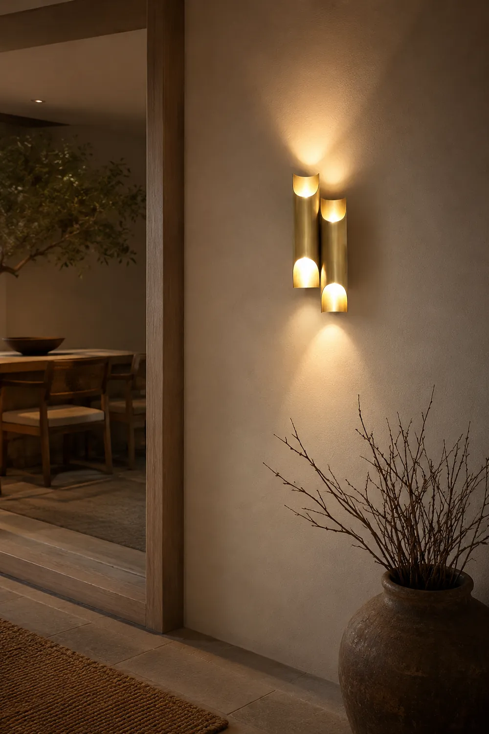 Callahan Brass Wall Lamp - Lumpaz