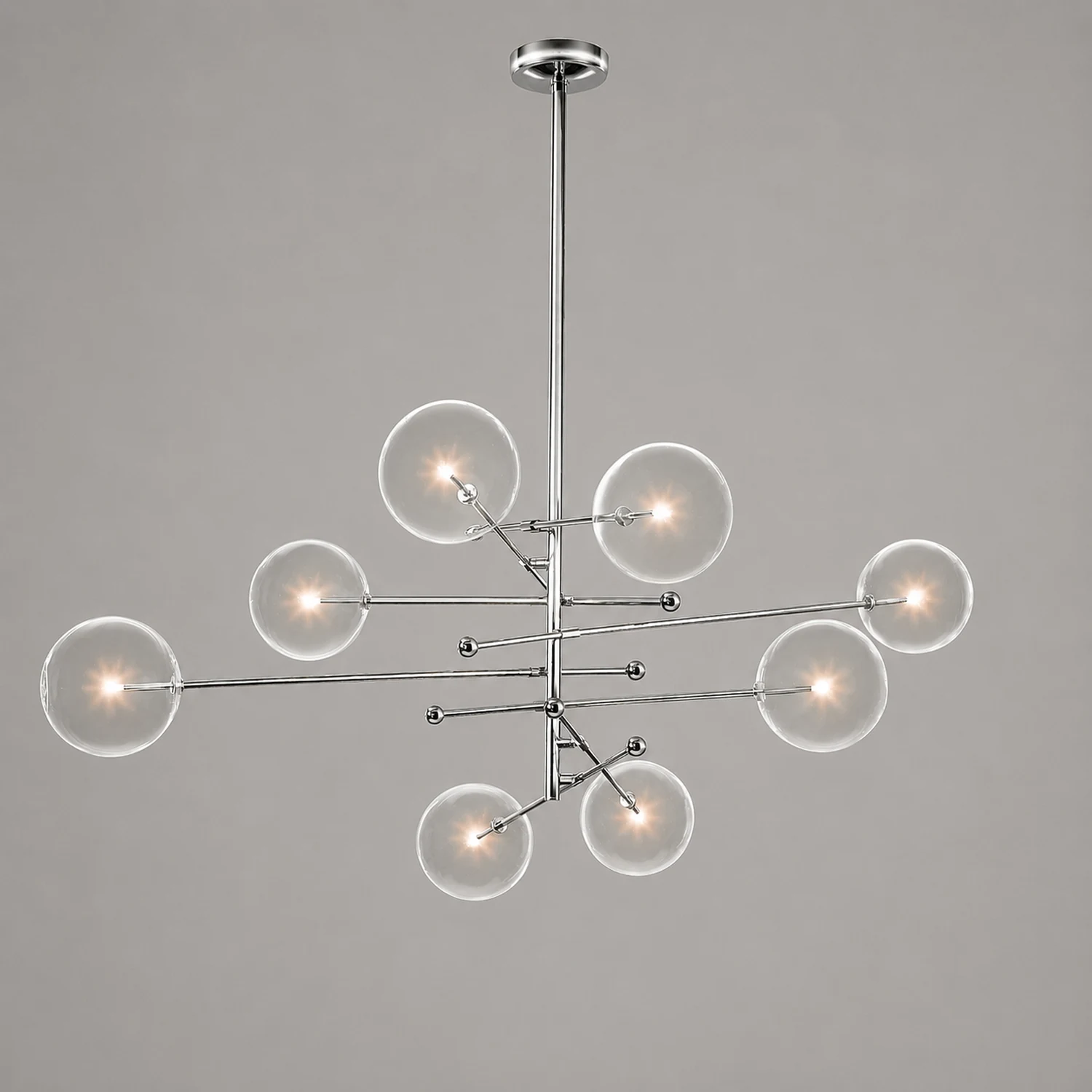 Glass Globe Mobile Chandelier - Lumpaz