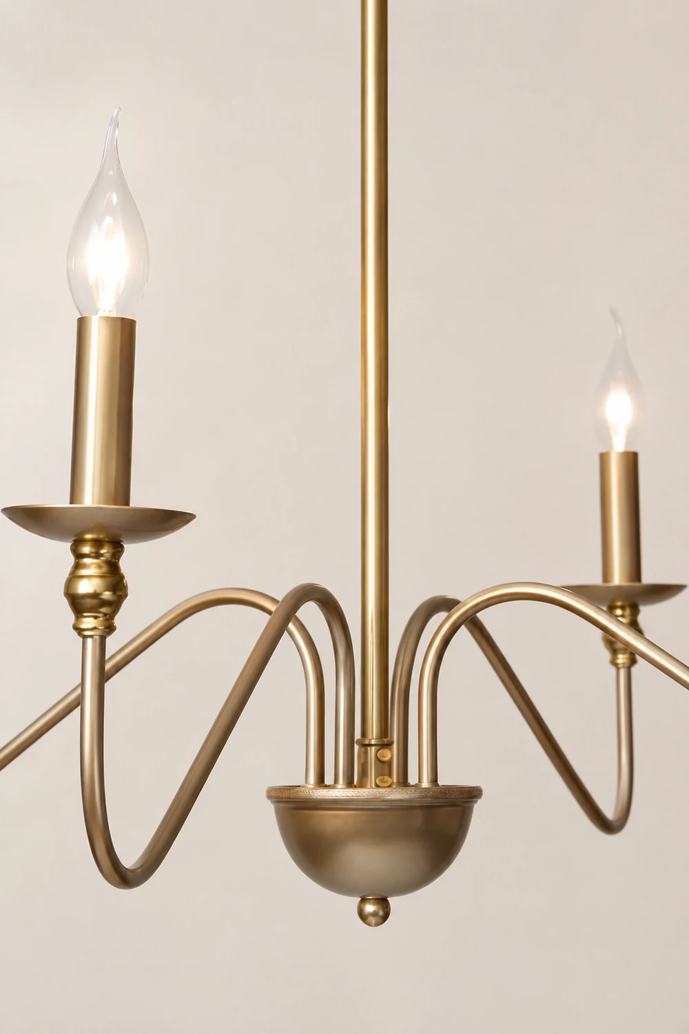 Timeless Gold Candle Chandelier - Lumpaz